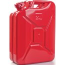 Kraftstoffkanister 20l Feuerrot RAL 3000 Stahlbl.0,9mm...