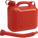 Transportkraftstoffkanister Inh.5l rot HD-PE...