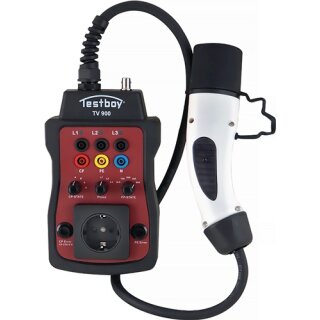 Ladesäulenprüfadapter TV 900 f.Typ-2 Ladesäulen L215xB120xH60mm TESTBOY