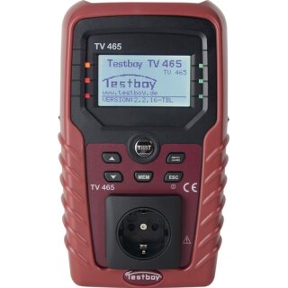 Gerätetester TV 465 p.m.Schutzleiter-/Isolationswiderstand L235xB140xH80mm