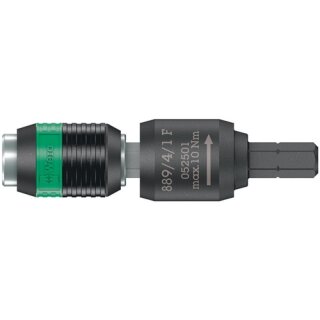 Bithalter 889/4/1 F Rapidaptor 1/4 Zoll C 6,3+E 6,3 Freilauf L.64mm WERA