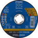 Trennscheibe X-LOCK PSF STEELOX D125x1mm ger.INOX...