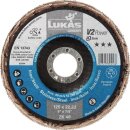 Fächerscheibe V2 POWER ZK D.125mm K.40 fl.STA ZK LUKAS