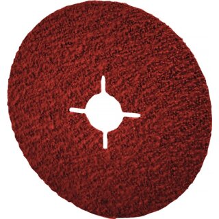 Fiberscheibe CER TopSize D.125mm K.80 Superegierungen,VA,Alu.VSM