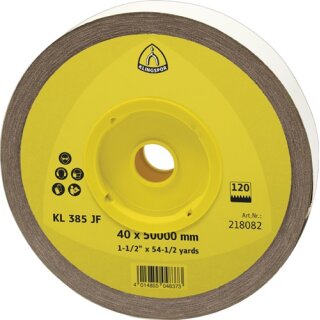 Schleifgeweberolle KL 385 JF 40mm K.400 f.Metall Korund KLINGSPOR