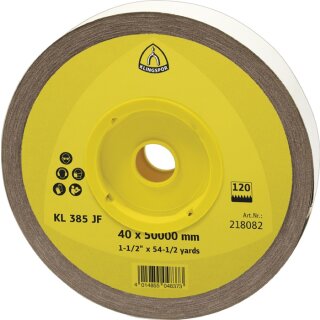 Schleifgeweberolle KL 385 JF 50mm K.60 f.Metall Korund KLINGSPOR