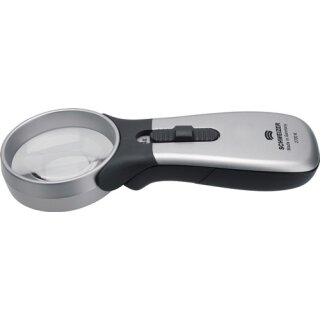 Handleuchtlupe Tech-Line CLASSIC Vergr.4x LED Linsen-D.55,0mm SCHWEIZER