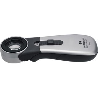 Handleuchtlupe Tech-Line CLASSIC Vergr.15x LED Linsen-D.16,3mm SCHWEIZER