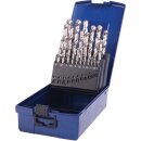 Spiralbohrersatz DIN 338 TypN D.1-13x0,5mm HSS...