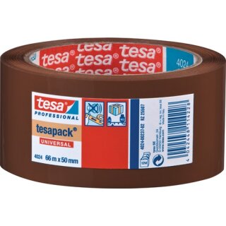 Verpackungsklebeband PP tesapack® 4024 chamois L.66m B.50mm Rl.