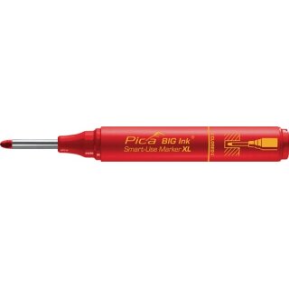 Permanentmarker BIG INK rot Strich-B.1-4mm Rundspitze PICA