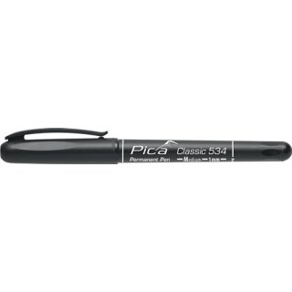 Permanentmarker Pica CLASSIC schwarz Strich-B.1mm Rundspitze PICA