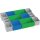 Einteilungsset L-BOXX® CD3 LB 102 B378xT313xH65mm blau/grün/grau