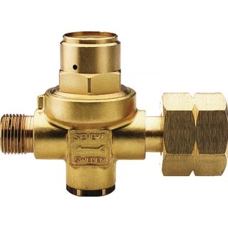 "Propankleindruckregler o.Manometer 2bar 6 kg/h G 3/8"" LH SIEVERT"
