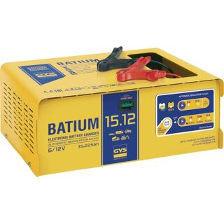 Batterieladegerät BATIUM 15-12 6/12 V effektiv:11/arithmetisch:7-10-15 A GYS