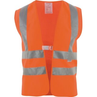 Warnweste Gr.univ.orange m.Schulterreflexstreifen EN 20471 Kl.2 ASATEX