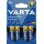 Batterie Longlife Power 1,5 V AA-AM3-Mignon 2950 mAh LR6 4906 4 St./Bl.