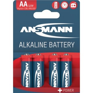 Batterie 1,5 V AA-AM3-Mignon 2800 mAh LR6 4906 4 St./Bl.ANSMANN