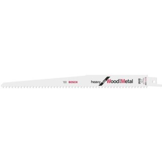 Säbelsägeblatt S 1111 DF L.225mm B.19mm TPI 6 4,3mm geschr.,gefr.5er Pk.BOSCH