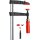 Temperguss-Schraubzwinge TG Spann-W.160mm A.80mm Holzgr.25x6mm BESSEY