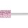 Schleifstift ZY STEEL D20xH25mm 6mm Edelkorund ADW 30 ZY PFERD