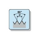 Handgewindebohrer DIN 352 Nr.2 M20x2,5mm HSS ISO2 (6H) PROMAT