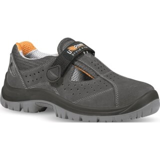 Sicherheitssandale MAGIC Gr.43 grau Leder S1P SRC EN20345 U.POWER