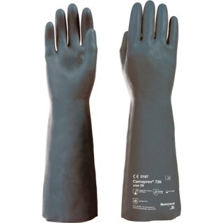 Chemiehandschuh Camapren 726 Gr.10 schwarz EN388/EN374-1 PSA III HONEYWELL