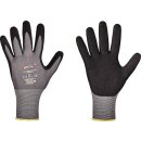 Handschuh OPTIMATE Gr.6 grau/schwarz EN 420/EN 388 PSA II...