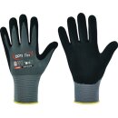 Handschuh OPTIMATE Gr.7 grau/schwarz EN 420/EN 388 PSA II...