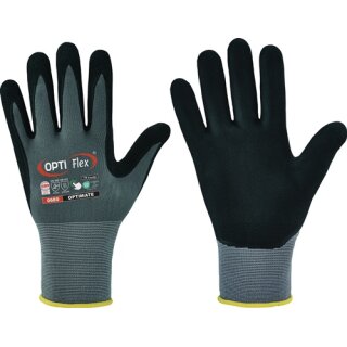 Handschuh OPTIMATE Gr.11 grau/schwarz EN 420/EN 388 PSA II OPTIFLEX