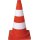Leitkegel H.320mm tagesleuchtend,1 Streifen G.0,52 kg,23x23cm