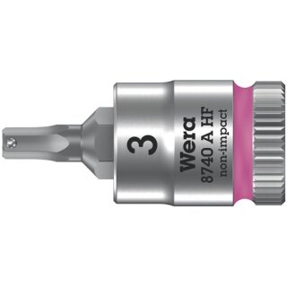 Steckschlüsseleinsatz 8740 A HF 1/4 Zoll SW 3mm L.28mm WERA