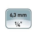 Steckschlüsseleinsatz 8740 A HF 1/4 Zoll SW 3mm L.28mm WERA