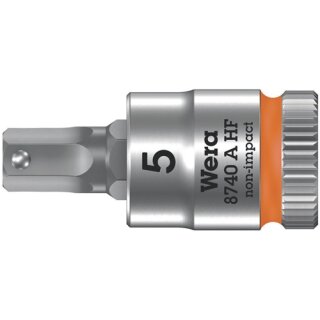 Steckschlüsseleinsatz 8740 A HF 1/4 Zoll SW 5mm L.28mm WERA