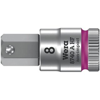 Steckschlüsseleinsatz 8740 A HF 1/4 Zoll SW 8mm L.28mm WERA