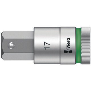 Steckschlüsseleinsatz 8740 C HF 1/2 Zoll SW 17mm L.60mm WERA