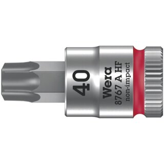Steckschlüsseleinsatz 8767 A HF TORX® 1/4 Zoll T40 L.28mm WERA