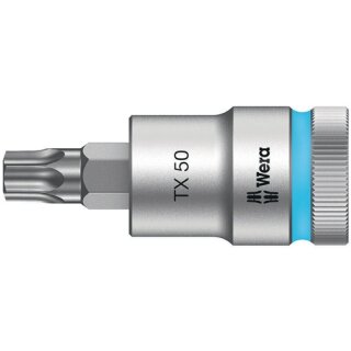 Steckschlüsseleinsatz 8767 C HF TORX® 1/2 Zoll T50 L.60mm WERA