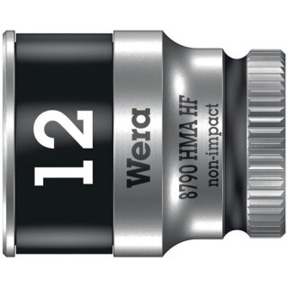 Steckschlüsseleinsatz 8790 HMA HF 1/4 Zoll 6-kant SW 12mm L.23mm WERA