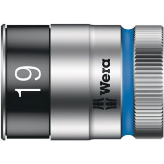 Steckschlüsseleinsatz 8790 HMC HF 1/2 Zoll 6-kant SW 19mm L.37mm WERA