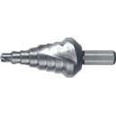Stufenbohrer Bohrber.6-26,75mm HSS Spiralnut Z.2 Stufen 8...