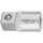 Vergrößerungsstück 858-1 Antr.1/4 Zoll Abtrieb 3/8 Zoll L.26,5mm HAZET