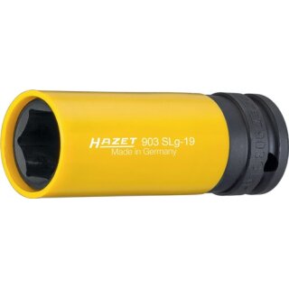 Kraftschraubersteckschlüsseleinsatz 903SLG-19 1/2Zoll 6KT m.Ku.Hülse SW19mm 85mm