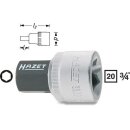 Steckschlüsseleinsatz 1010 3/4 Zoll Innen-6-kant SW 19mm L.56,5mm HAZET