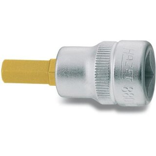 Steckschlüsseleinsatz 8801K 3/8 Zoll 6-kant SW 6mm L.43,5mm HAZET