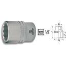 Steckschlüsseleinsatz 900Z-36 1/2 Zoll 12-kant SW 36mm L.57mm HAZET