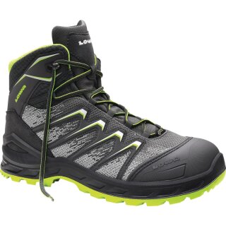 Sicherheitsstiefel Larrox Work GTX grey Mid Gr.44 grau/grün S3 CI/HI/HRO/SRC