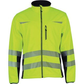 Warnschutz-Softshelljacke Prevent® Trendline Gr.XL gelb/schwarz