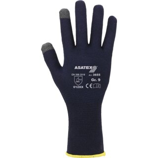 Feinstrickhandschuh f.Smartphones u.Touchscreens Gr.7 dunkelblau